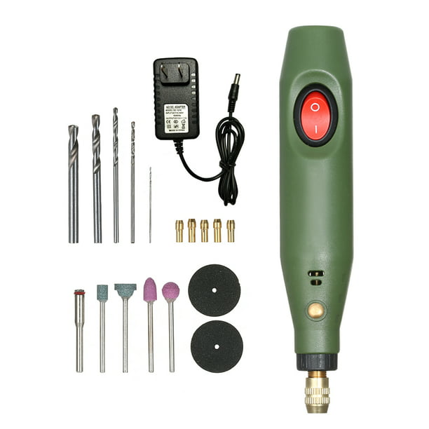 Mini Electric Grinder Set Handle Electric Drill Grinding Engraving Pen #1 